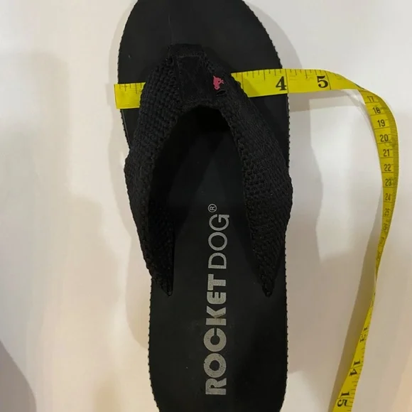 Rocket Dog Wedge-Aztec Pattern Trim- Flip Flop- Sze 8-8.5 - Picture 14 of 14